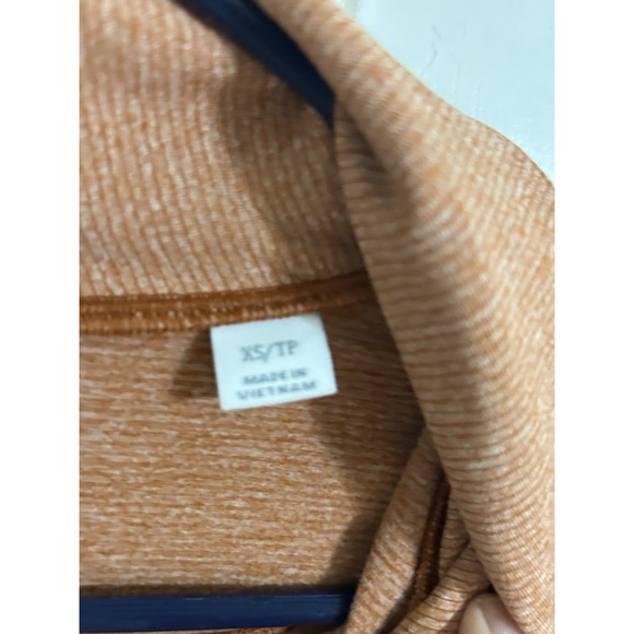 Cutter & Buck Women's Quarter Zip Long Sleeve Pullover XS Orange CB DryTec - Picture 3 of 13